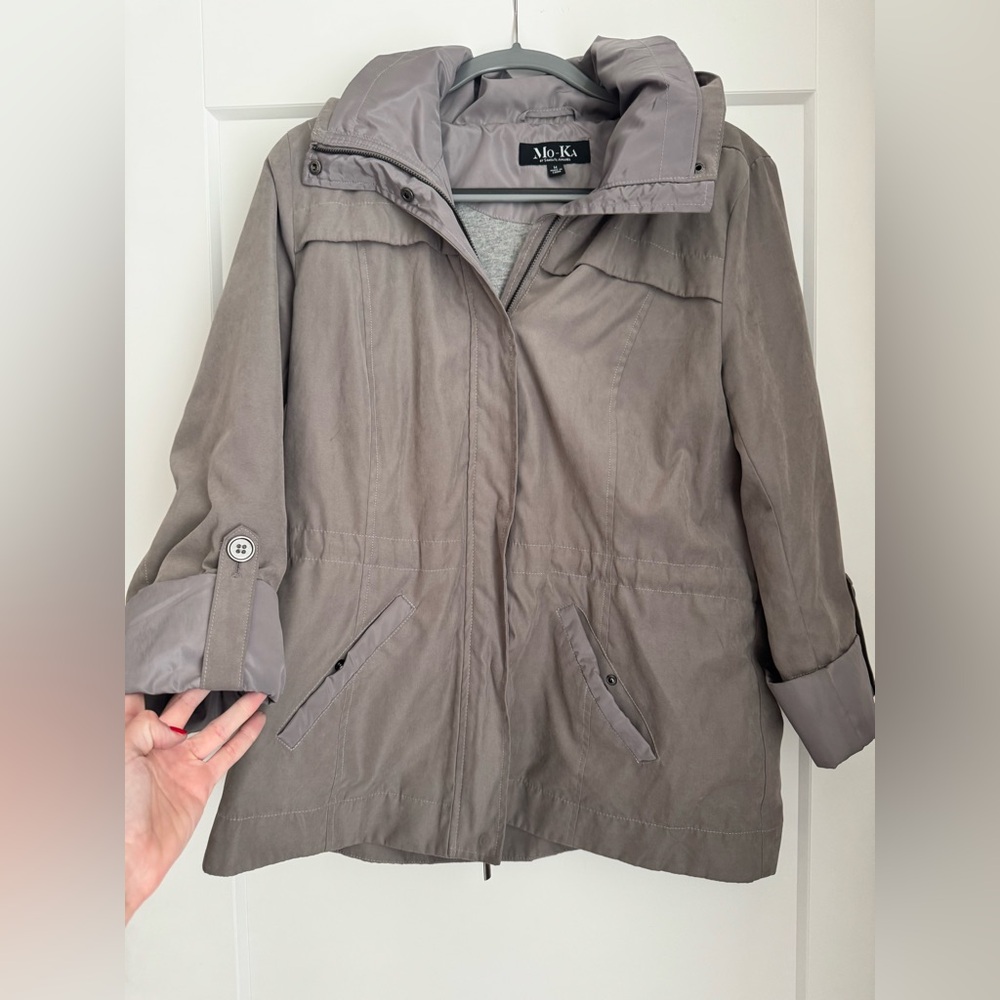 Hooded utility jacket